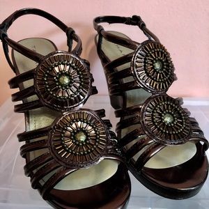 DARK BROWN SANDALS